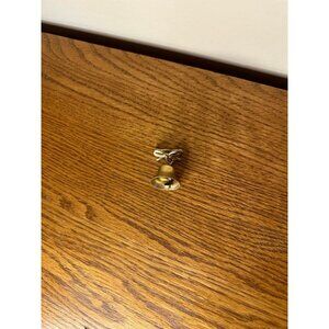 Vintage 1990's Goldtone Metal Christmas Bell 2" Brooch Pin Christmas